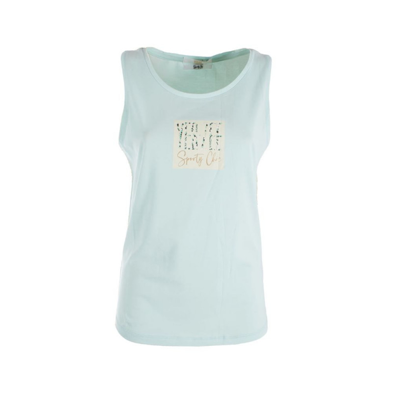 Top e maglietta in cotone verde - XXL