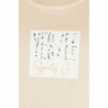 Top e maglietta in cotone beige - L