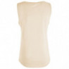 Top e maglietta in cotone beige - XL