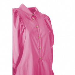 Abito in cotone rosa - L