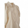 Abito in cotone beige - S