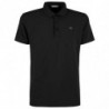Polo in cotone nero - XL