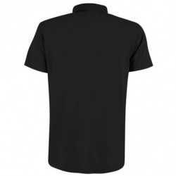 Polo in cotone nero - XL