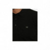 Polo in cotone nero - XL