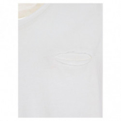 Maglietta in cotone bianco - XL