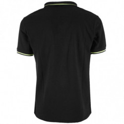 Polo in cotone nero - XL