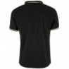 Polo in cotone nero - XL
