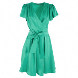 Abito in poliestere verde - S