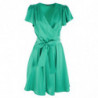 Abito in poliestere verde - S