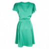 Abito in poliestere verde - S