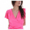 Abito fucsia in poliestere - L