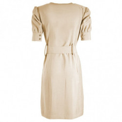 Abito in viscosa beige - XL