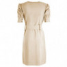 Abito in viscosa beige - XL