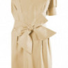 Abito in viscosa beige - XL