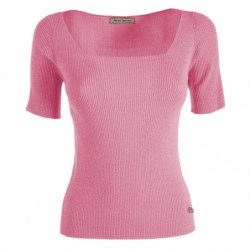 Maglia in Viscosa Rosa - L