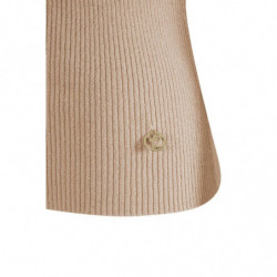 Maglia in Viscosa Beige - L