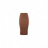 Gonna in viscosa marrone - XS