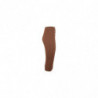 Gonna in viscosa marrone - XS