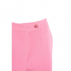 Jeans e pantaloni in poliestere rosa - L