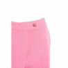 Jeans e pantaloni in poliestere rosa - L