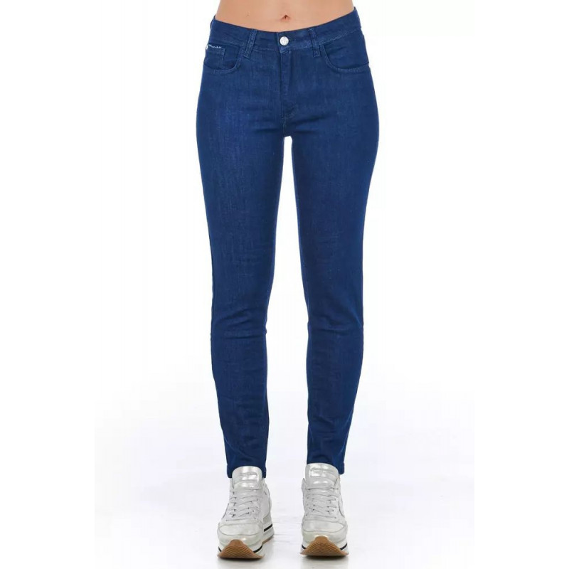 Jeans e pantaloni in cotone blu - W27