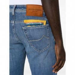 Jeans e pantaloni in cotone azzurro - W32