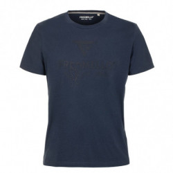 Maglietta in cotone blu - M