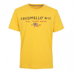 T-shirt in cotone giallo - XXL