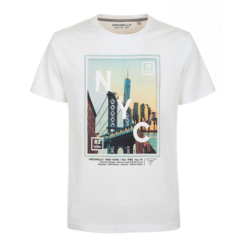 Maglietta in cotone bianco - 3XL