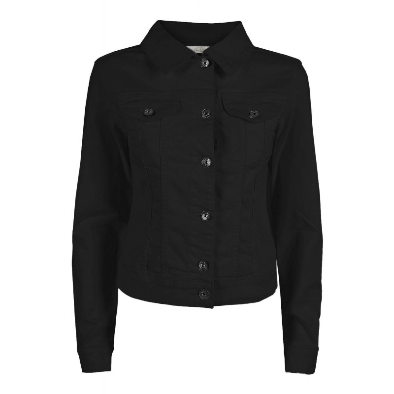 Giacche e cappotto in cotone nero - XL
