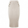 Gonna in viscosa beige - XL