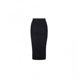 Gonna in viscosa nera - XL
