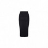 Gonna in viscosa nera - XL