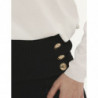 Gonna in viscosa nera - XL