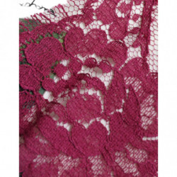 Abito longuette a trapezio in seta con stampa rose bianche - IT40-S