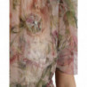 Abito a trapezio con stampa floreale multicolore - IT40-S