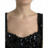 Abito lungo a strati con paillettes leopardate marroni - IT44 - L
