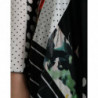 Abito leopardato floreale patchwork multicolor - IT40-S