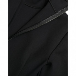 Abito aderente nero a maniche lunghe con collo alto - IT40-S