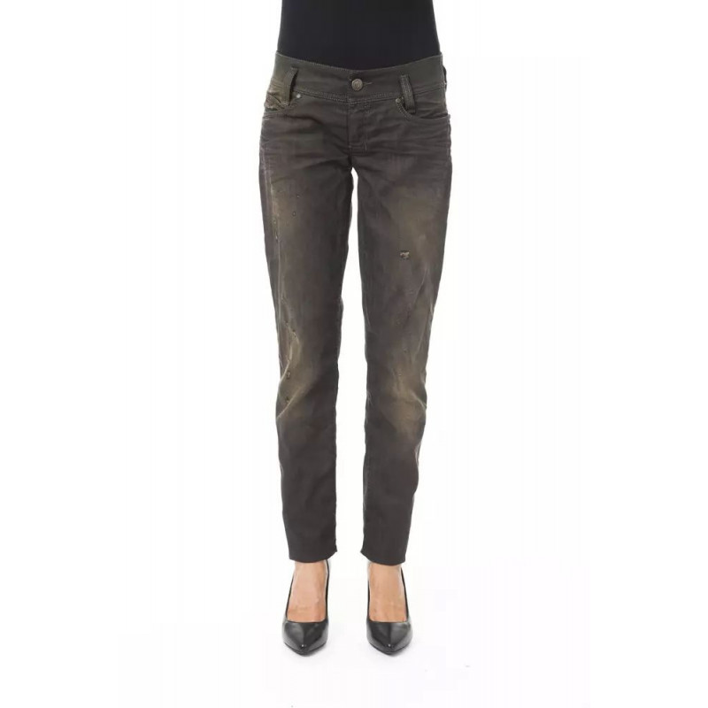 Jeans e pantaloni in cotone nero - W31
