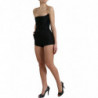 Abito tuta bodycom con pagliaccetto bustier nero - IT40-S