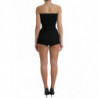 Abito tuta bodycom con pagliaccetto bustier nero - IT40-S