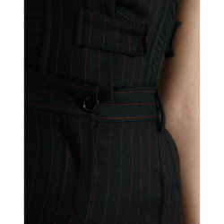 Abito tuta bodycom con pagliaccetto bustier nero - IT40-S