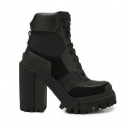 Stivale in pelle nera -...