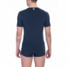 Maglietta in cotone blu - L