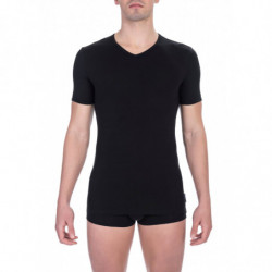 Maglietta in cotone nero - S