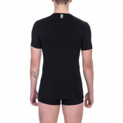 Maglietta in cotone nero - XXL