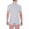 T-shirt in cotone grigio - XL