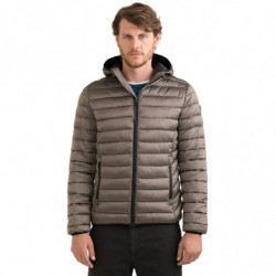 Giacca in nylon grigio - 3XL