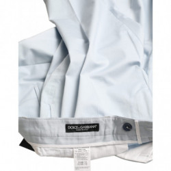 Pantaloni skinny in cotone stretch azzurro cielo - IT50 - L